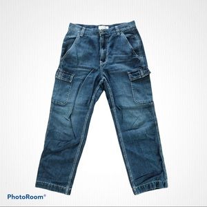 Free People Utility Cargo Jeans